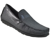 Mocassim Polo Start - Tecido Preto Atacado