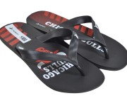 Chinelo Rider Feel NBA - Preto/Vermelho Atacado