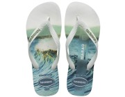 Chinelo Havaianas Top Surfer I - Branco/Branco Atacado