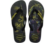 Chinelo Havaianas Top Heróis DC - Preto/Preto Atacado