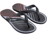 Chinelo Rider Feel - Preto/Vermelho/Branco Atacado