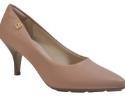 Scarpin Salto Médio Beira Rio Modare - Nude Atacado