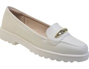 Mocassim Beira Rio Modare - Branco Off Atacado