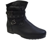 Bota Cano Médio Mooncity - Preto Atacado