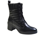 Bota Coturno Cano Médio Mooncity - Preto Atacado