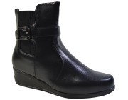 Bota Anabela Mooncity - Preto Atacado