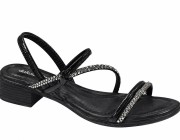 Sandália Salto Baixo Dakota - Preto Atacado