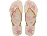 Chinelo Havaianas Slim Organic - Bege/Dourado Atacado