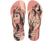 Chinelo Havaianas Slim Princesas - Rosa Ballet Atacado