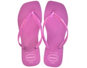 Chinelo Havaianas Square Logo Pop Up - Rosa Atacado