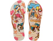Chinelo havaianas Slim Warner Classic - Bege Palha Atacado