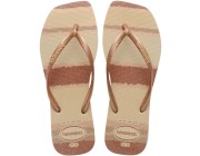 Chinelo Havaianas Slim Square Pallete - Areia Atacado