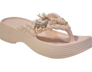 Chinelo Fusta - Nude Atacado