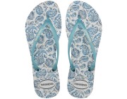 Chinelo Havaianas Slim Daydream - Branco Atacado