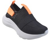 Tênis Infantil Pingo Doce NY - Nylon Preto/Laranja Atacado
