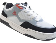 Tênis Star Flex - Branco/Cinza/Vermelho Atacado