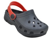 Clog Infantil Pingo Doce SZ - Preto/Vermelho Atacado