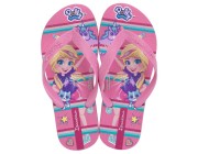 Chinelo Infantil Ipanema Polly e Max  - Rosa/Rosa 854 Atacado