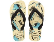 Chinelo Havaianas Juvenil Kids Athletic - Buttercream Atacado