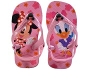 Chinelo Havaianas Baby Disney Classic - Rosa Glow Atacado