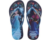 Chinelo Havaianas Infantil Kids Slim Princess - Azul/Azul Lavanda Atacado
