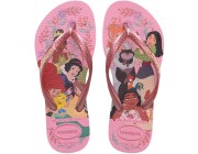 Chinelo Havaianas Infantil Kids Slim Princess - Rosa/Rosa Atacado