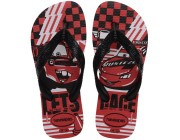 Chinelo Infantil Havaianas Kids Disney - Vermelho/Preto Atacado