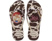 Chinelo Havaianas Kids Slim Trendy - Bege Palha Atacado