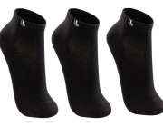Meias Kit c/3 Lupo Soquete Sport - Preto/Preto/Preto Atacado