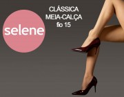 Meia-calça Fio 15 Selene  Clássica   - Natural Atacado