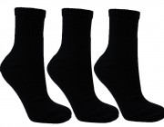 Meia Cano Baixo Kit c/3 Trifil - Preto/Preto/Preto Atacado
