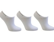 Meia Lupo Invisível Kit C/3 - Branco/Branco/Branco Atacado