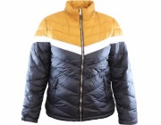 Jaqueta Mooncity Facinelli - Preto/Mostarda Atacado