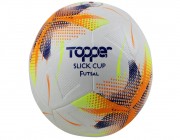 Bola Topper Slick Cup Futsal - Amarelo Neon/Laranja/Azul Atacado