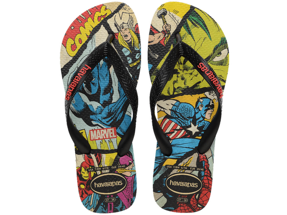 Chinelo Havaianas Top Marvel Classic