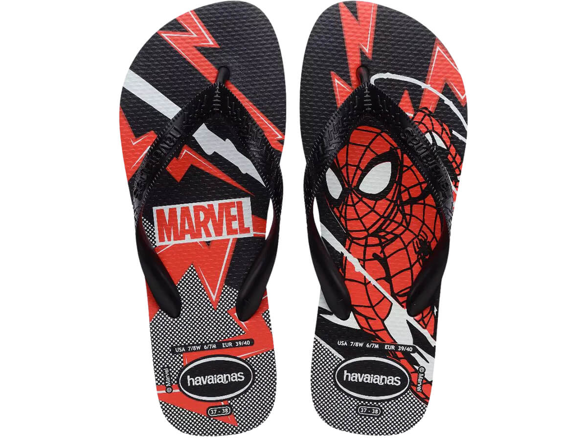 Chinelo Havaianas Top Marvel Logomania