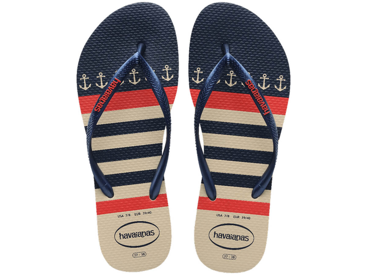 Chinelo Havaianas Slim Nautical