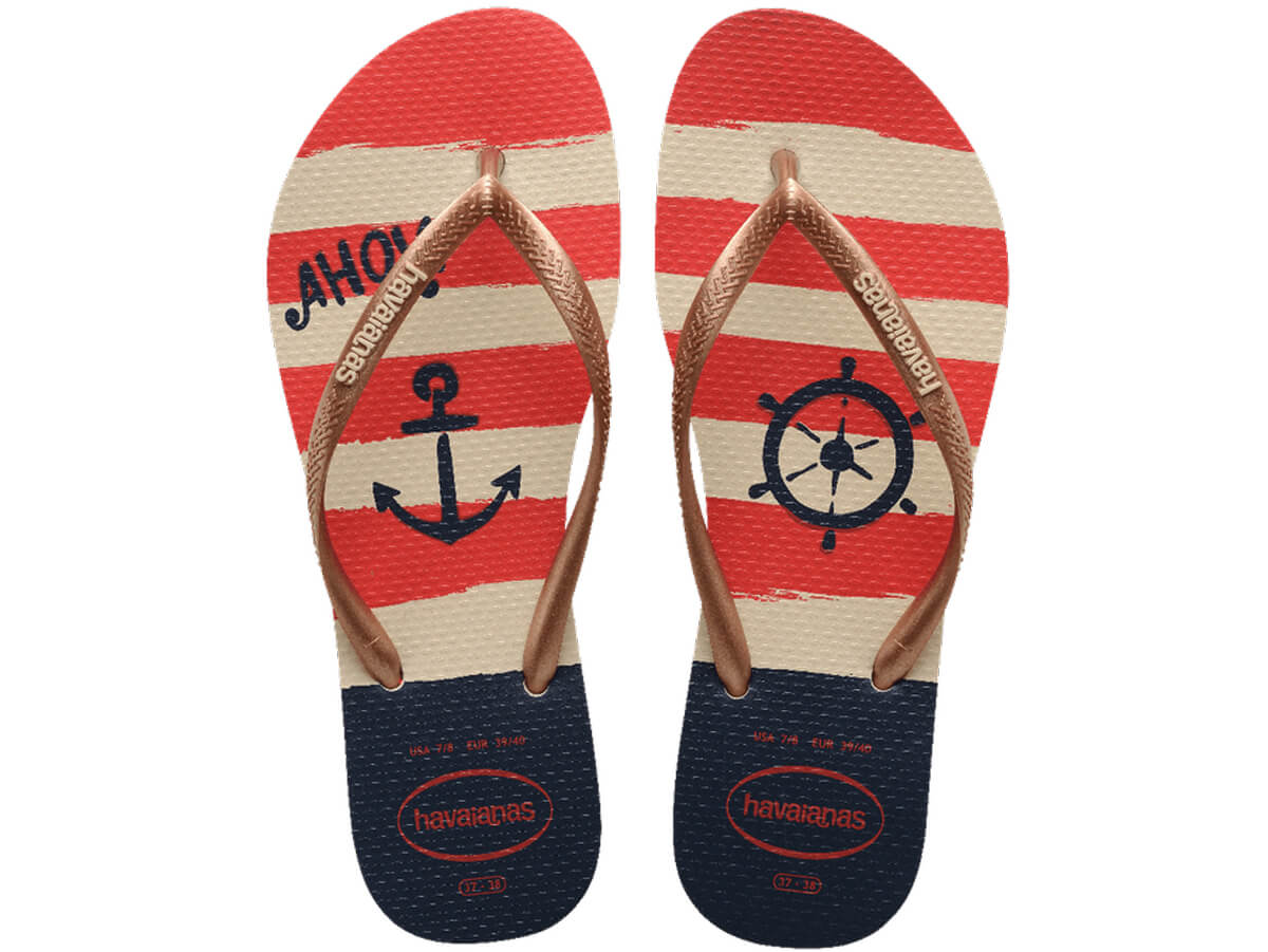 Chinelo Havaianas Slim Nautical