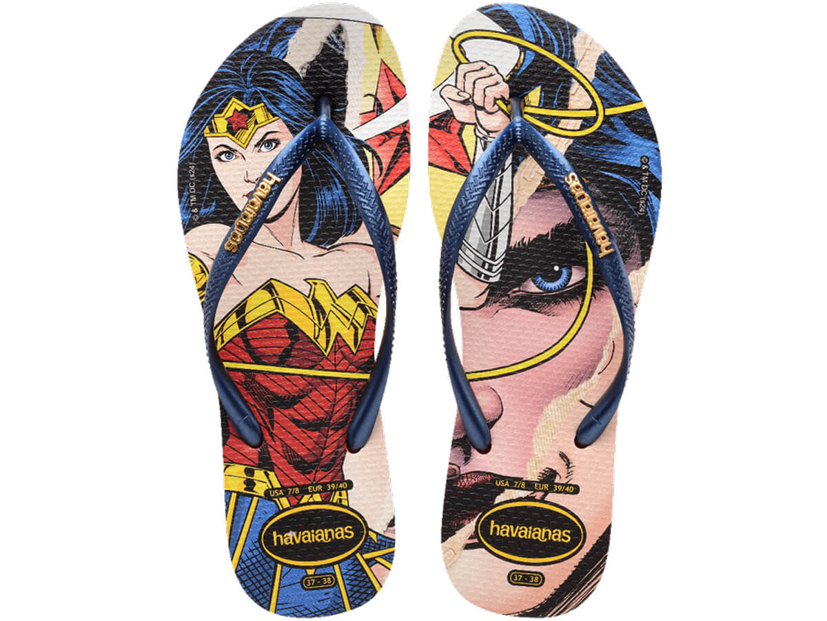 Chinelo Havaianas Slim Wonder Woman