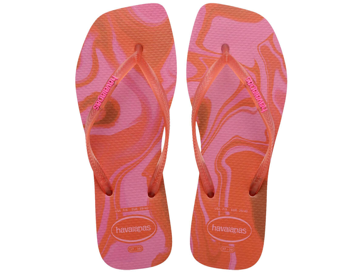 Chinelo Havaianas Slim Square Jelly