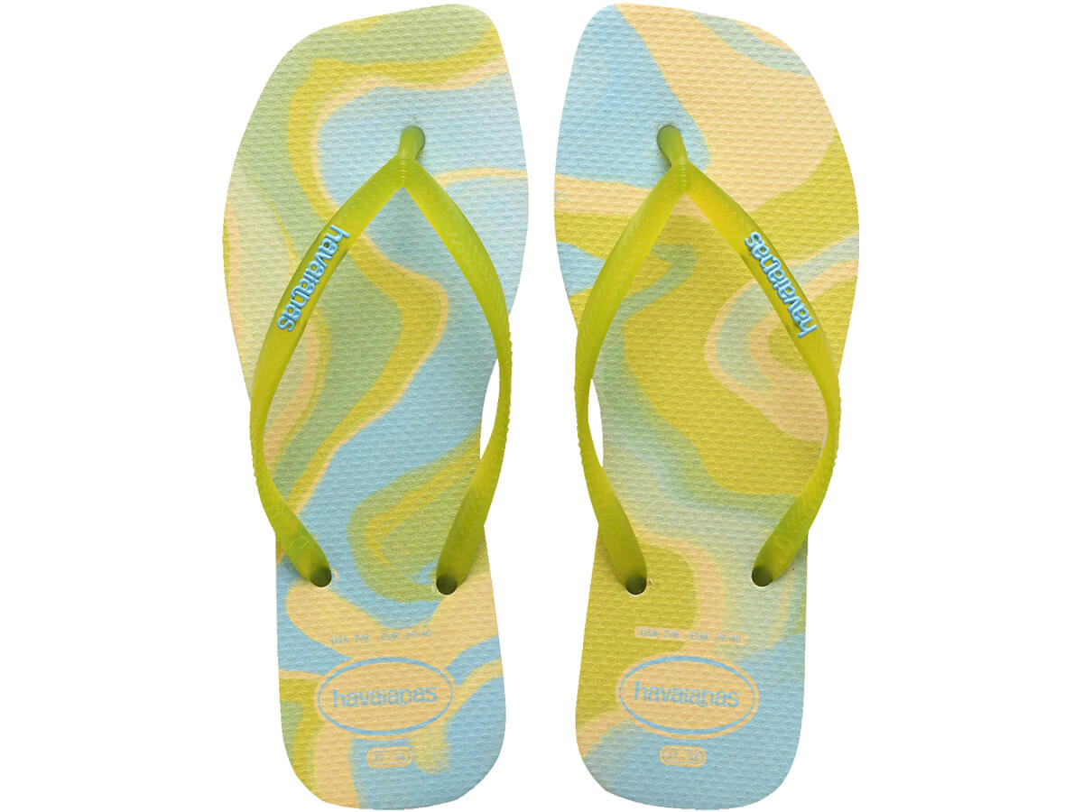 Chinelo Havaianas Slim Square Jelly