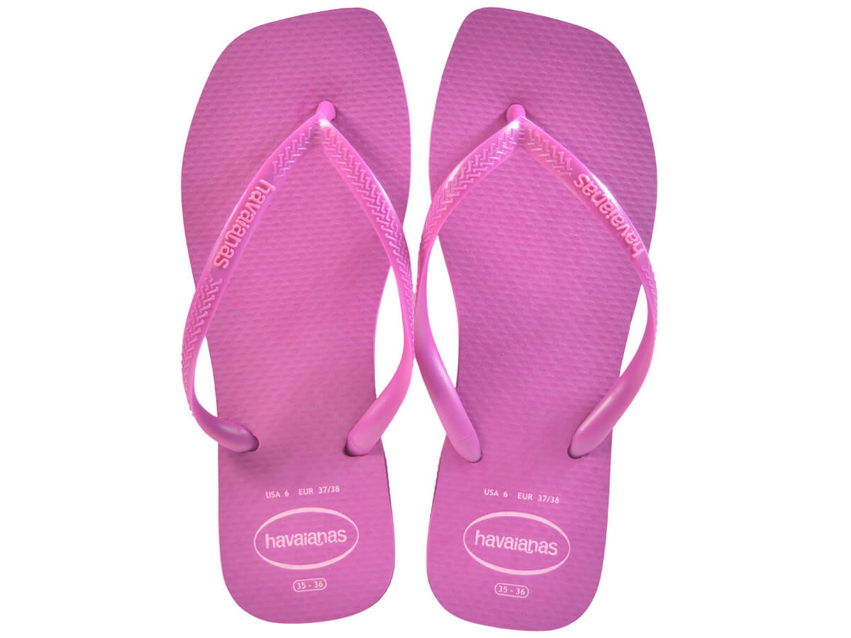 Chinelo Havaianas Square Logo Pop Up