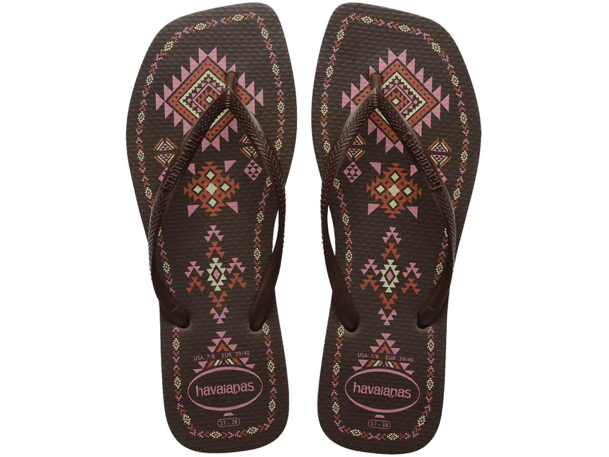 Chinelo Havaianas Slim Square Spirit