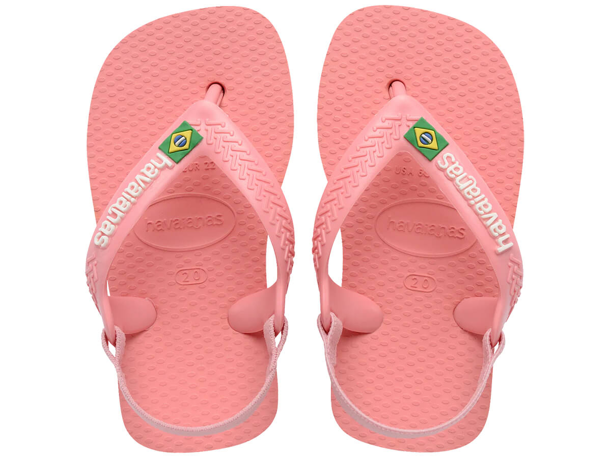 Chinelo Havaianas Baby Brasil Logo