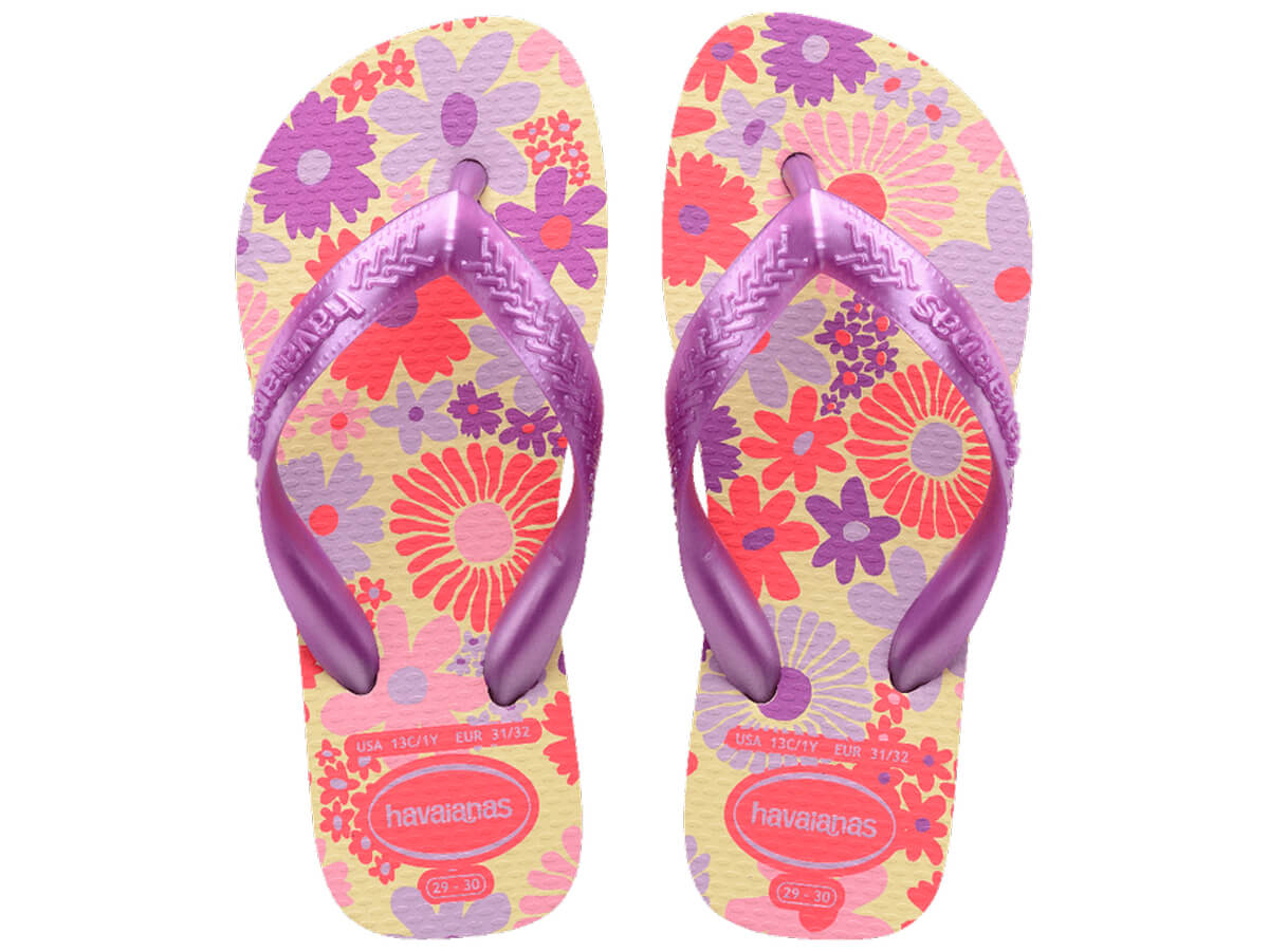 Chinelo Havaianas Kids Flores