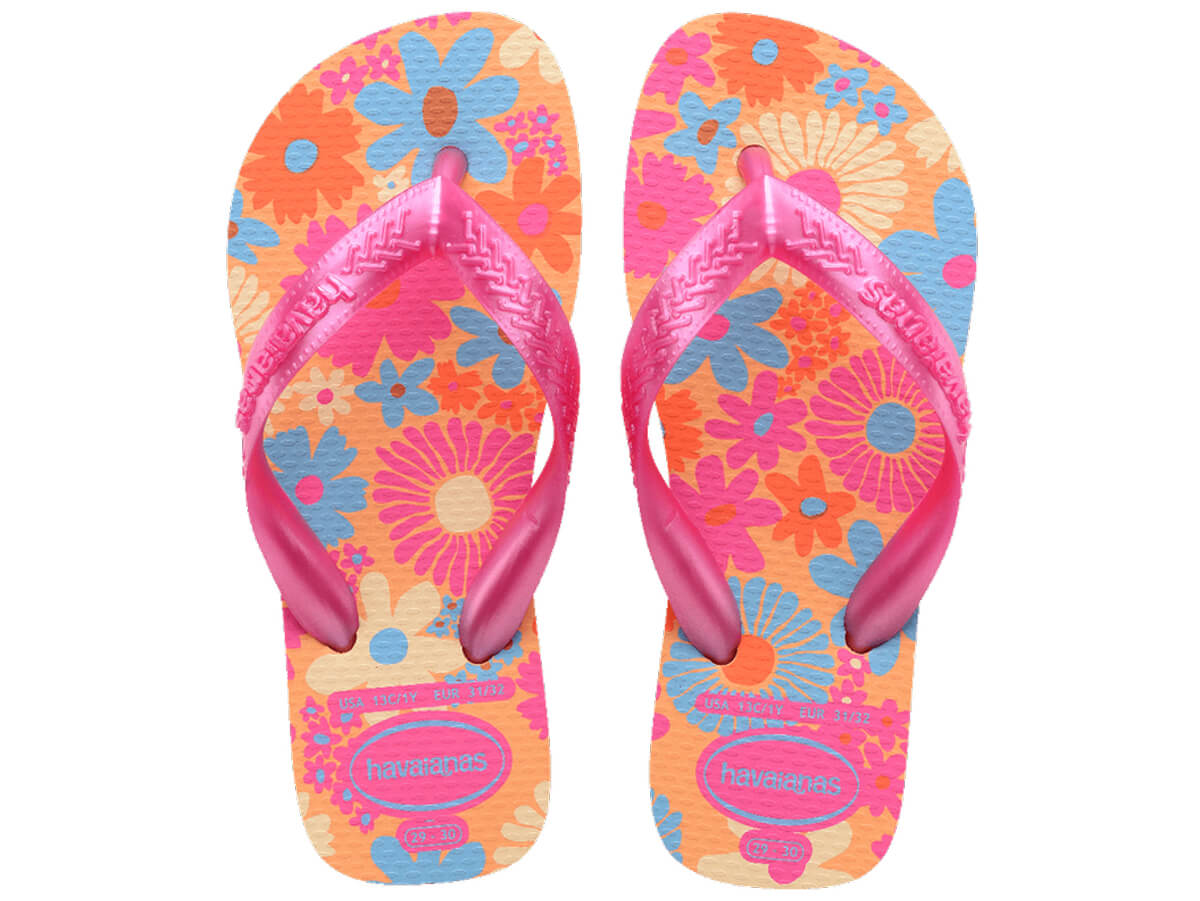 Chinelo Havaianas Kids Flores