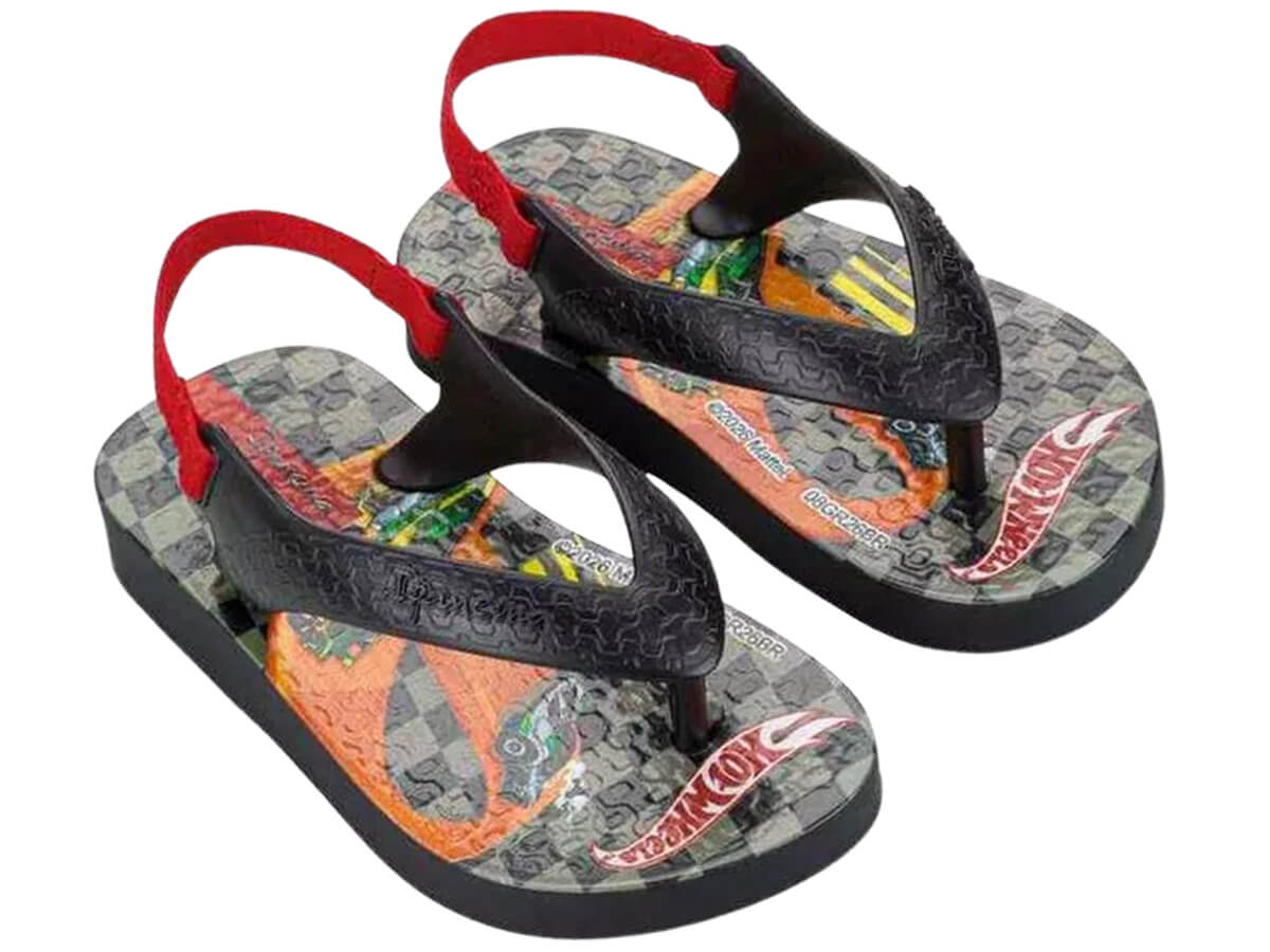 Chinelo Baby Ipanema Polly Hot Wheels