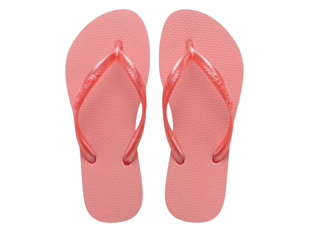 Chinelo Infantil Havaianas Kids Slim Manga Rosa