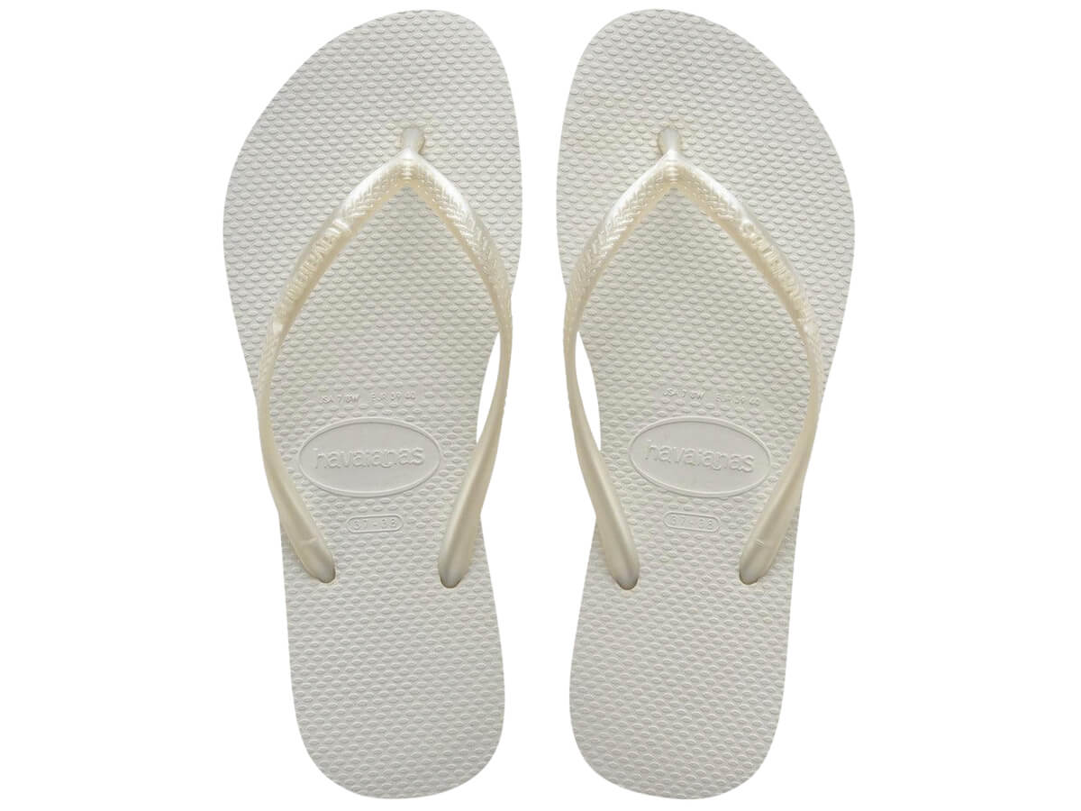 Chinelo Infantil Havaianas Slim Kids Branco