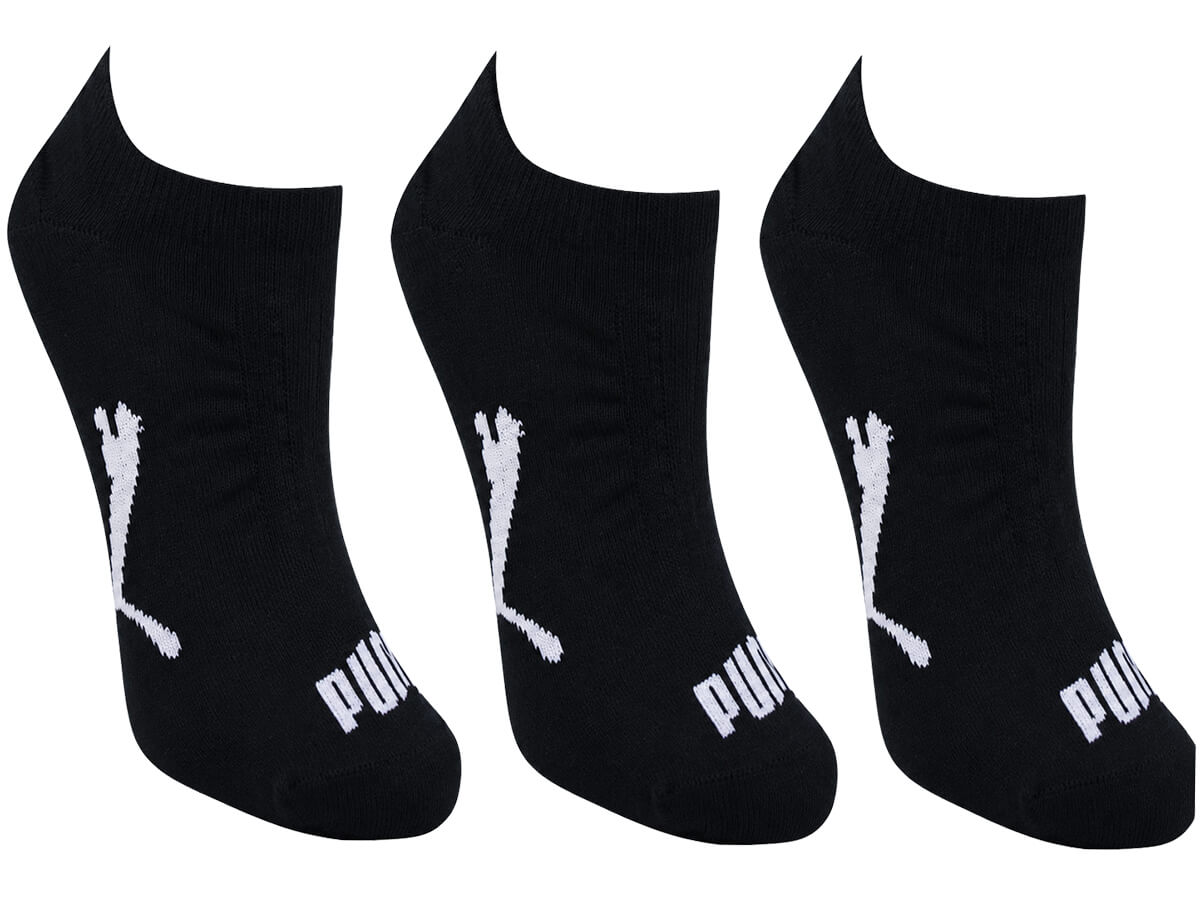 Meia Sapatilha Invisível Kit c/3 Puma